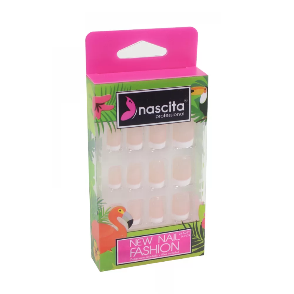 Nascita 0045 Takma Tırnak Doğal 24'lü French