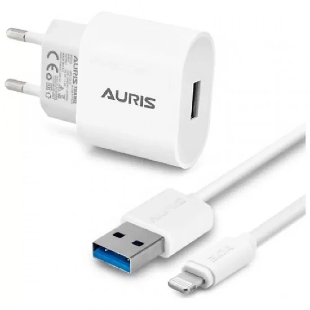 Auris 2.0A Lightning Kablo Ve Adaptör Şarj Seti